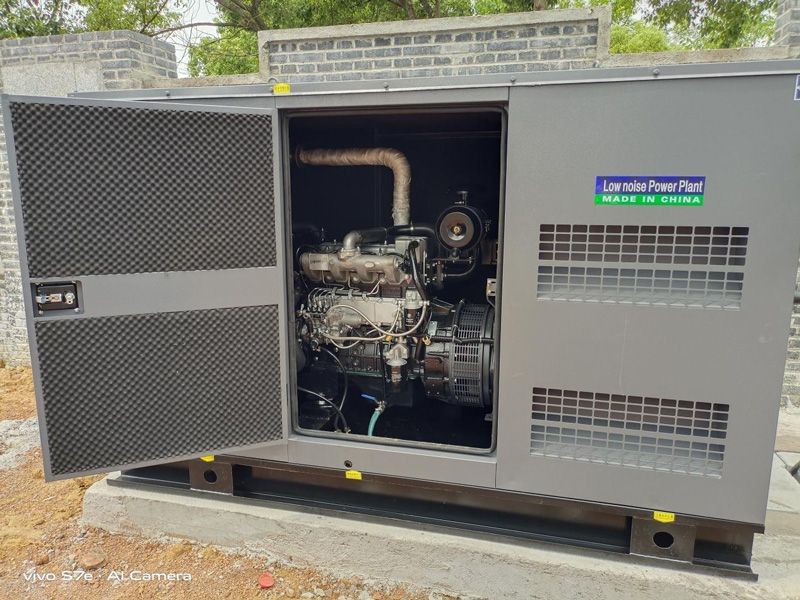 衢州石室小學50KW靜音式柴油發電機組